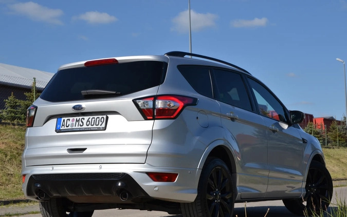 Ford Kuga cena 77900 przebieg: 218584, rok produkcji 2018 z Iława małe 742